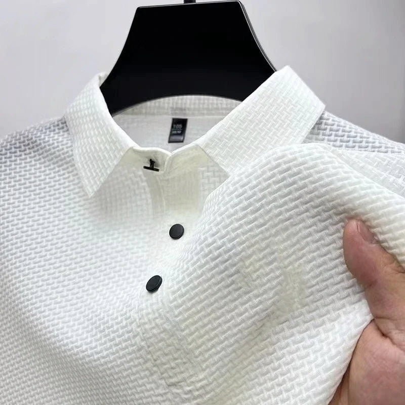 [PAGUE 1 LEVE 2] - Camisa Polo Fresh Seda Gelo + Relogio de Brinde