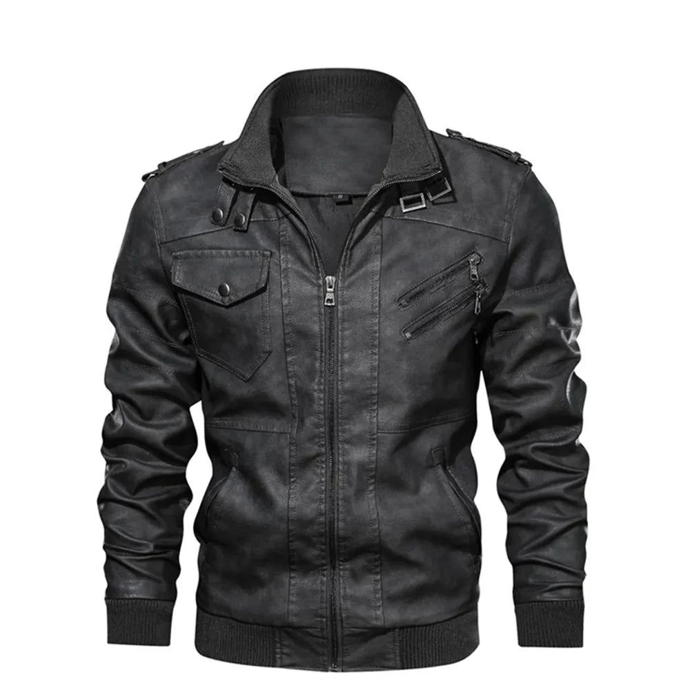 Jaqueta Masculina em Couro Genuino - Premium Men