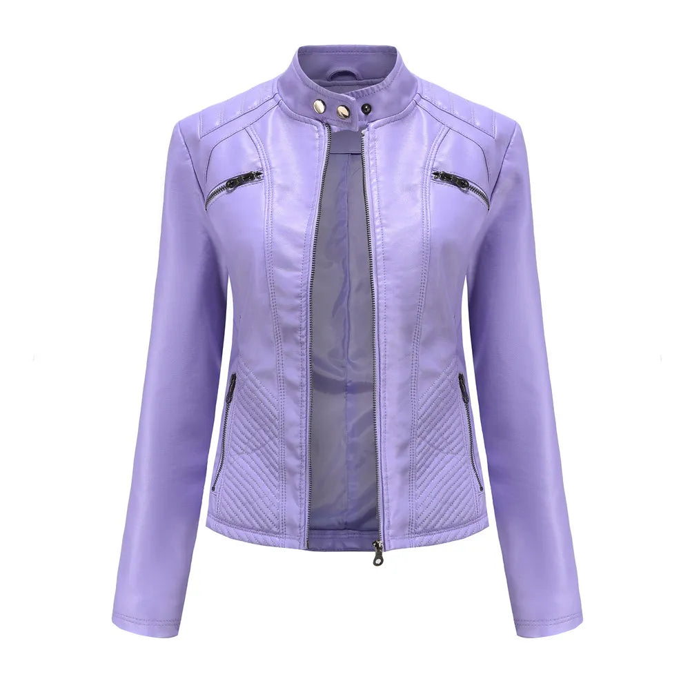 Jaqueta Feminina em Couro Genuino - Premium Jacket