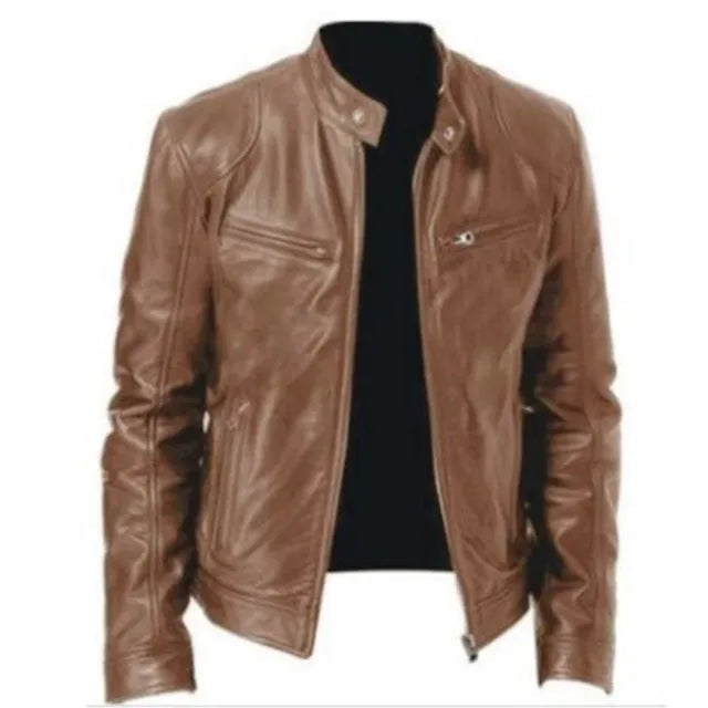 Jaqueta Masculina de Inverno em Couro Genuíno - Sant Troppe